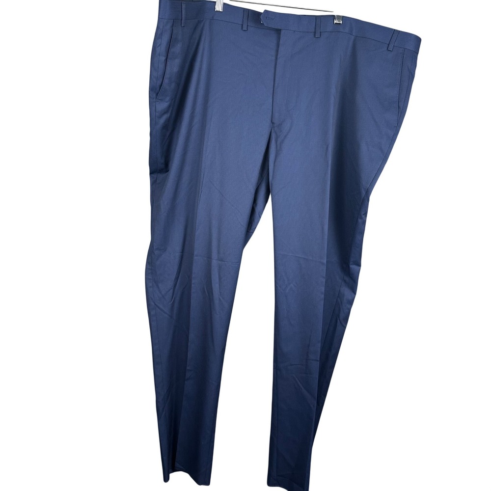 Sean John Mens Blue Micro Stripe Dress Pants 52W 56REG SOWK251Y0641 New
